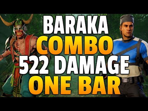 *NEW* MK1 BARAKA COMBOS - Mortal Kombat 1 Baraka Combos
