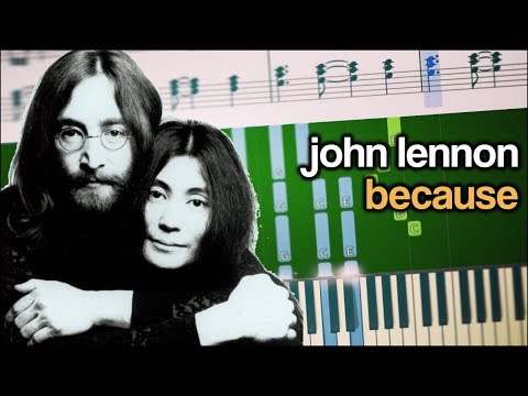 Because - The Beatles piano tutorial