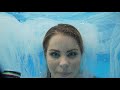 Underwater Bride Swims In The Pool