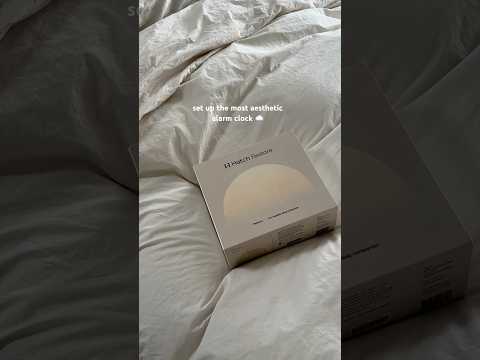 set up the hatch restore 2 with me ☁️ alarm clock / sound machine 🤍 #homedecor #alarmclock