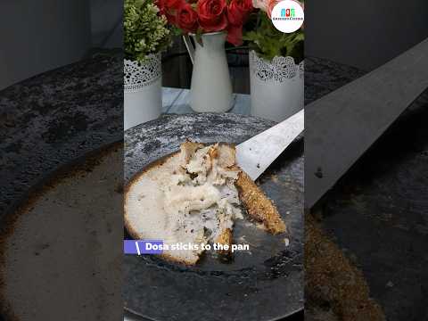 Best Hack for Seasoning Iron Dosa Tawa #foodhacks #kitchenhacks #tawa #dosa #madeeasy