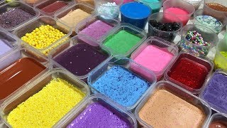 MIXING ALL MY SLIME !! SLIME SMOOTHIE  SATISFYING SLIME VIDEOS ! #20