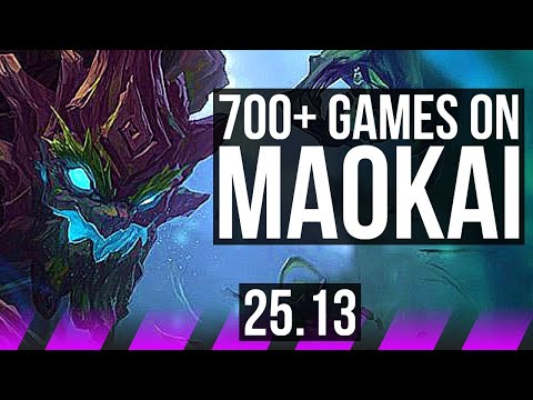 MAOKAI & Veigar vs NAMI & Lucian (SUP) | 700+ games | KR Challenger | 25.13