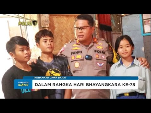 KAPOLRES INDRAMAYU BERIKAN SOPYAH HADIAH GEROBAK ES TEH