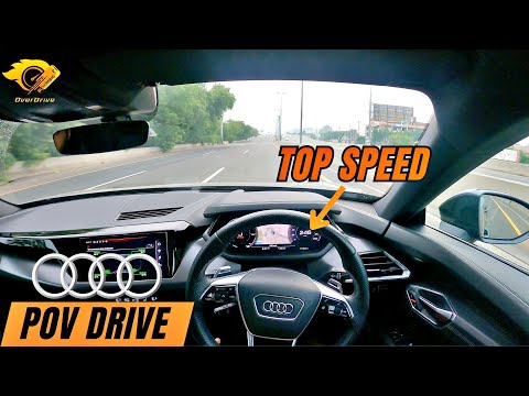 Thrilling Audi e-tron GT Top Speed POV Experience