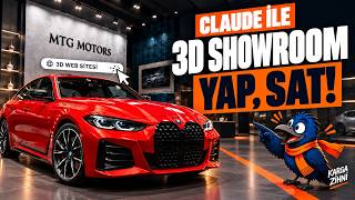 Claude ile Oto Galerilere 3D Showroom Web Sitesi Yap! (Baştan Sona)