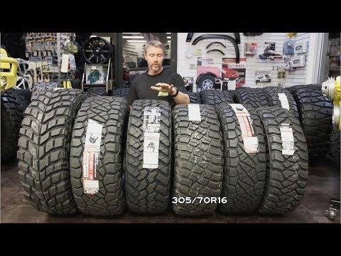 Off-Road Tire Size Comp: 285 vs 295 vs 305 vs 315 vs 37"