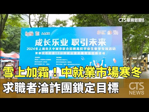 雪上加霜！中就業市場寒冬　求職者淪詐團鎖定目標