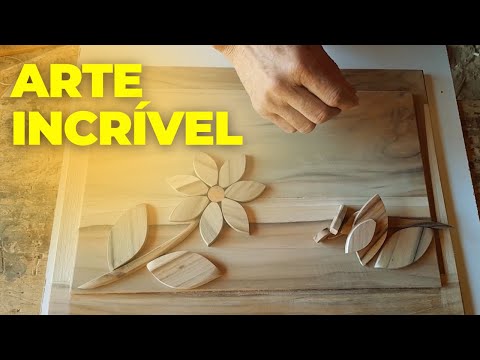 Transforme Madeira em Arte: Aprenda a Fazer uma Flor de Madeira Artesanal - Marcenaria Criativa