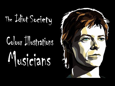 Colour Illustrations - Musicians By The Idiot Society 2019