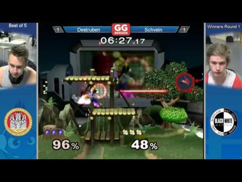 GG Bergen LXVII - Destruben (Samus) vs Schvein (Fox) - Winners Round 1 - Melee