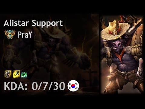 Alistar Support vs Miss Fortune - PraY - KR Challenger Patch 7.1