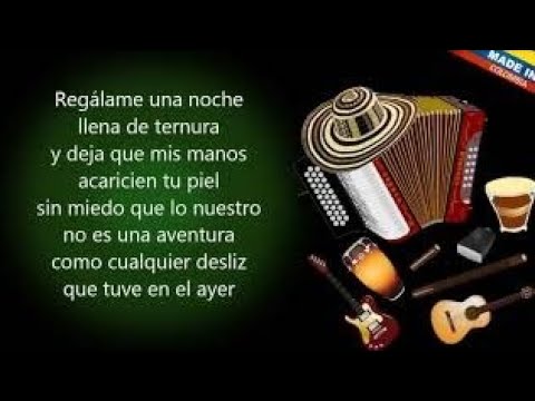 Una fotografía - La Combinación vallenata (Letra) 1080p Full Hd