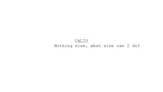 CALIU: Nothing else, what else can I do? / AFF 2025 Trailer