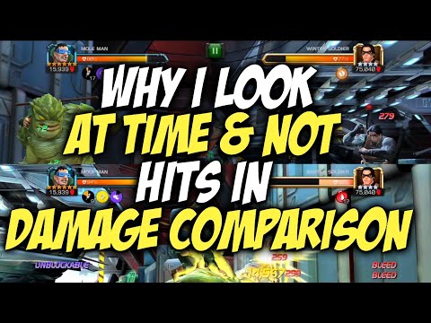 Why I Look At Time & Not Hits In Damage Comparison | Marvel Contest Of Champions