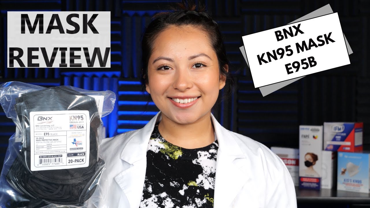BNX KN95 Mask Review Testing the Most Breathable KN95 on Amazon Using NIOSH Standard (E95B) Black