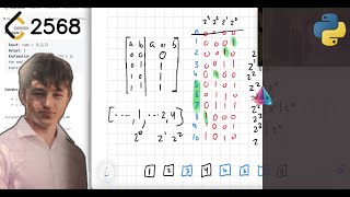 YouTube video 'Leetcode 2568. Minimum Impossible OR'