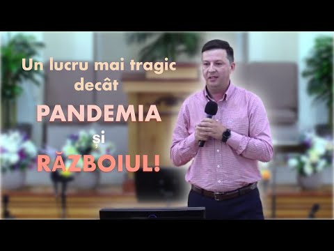 Iosif Borca - Un lucru mai tragic decât PANDEMIA și RĂZBOIUL!
