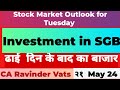 Stock Market Outlook for Tuesday by CA Ravinder Vats