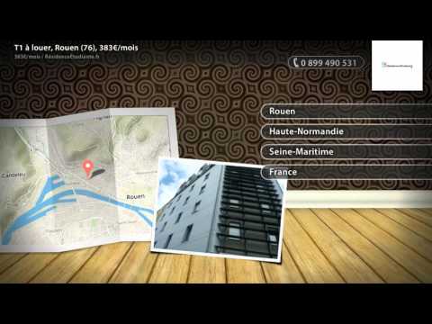 T1 à louer, Rouen (76), 383€/mois