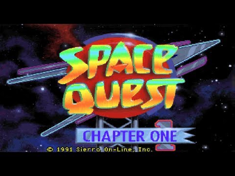Space Quest I:Roger Wilco in the Sarien Encounter (Pc/Dos) Walkthrough No Commentary