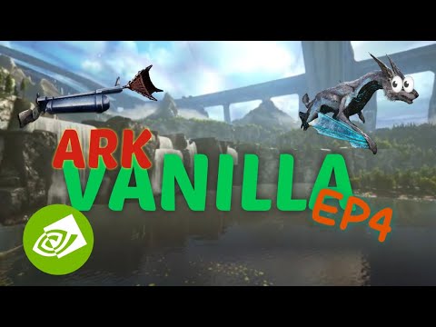 ARK VANILLA EP4 - Como domar cão da lua muito fácil