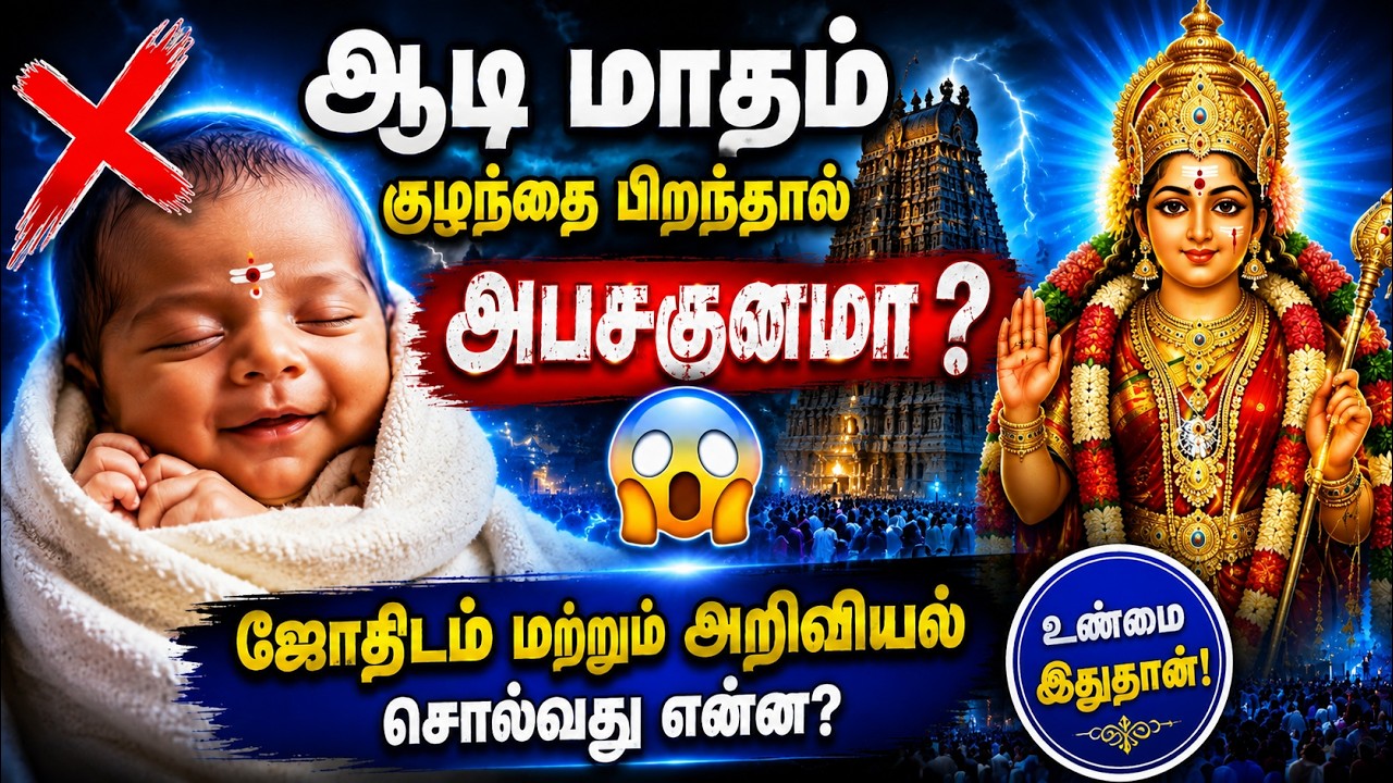 ஆடி மாதம் குழந்தை பிறந்தால் அபசகுனமா? ஜோதிடமும் அறி?