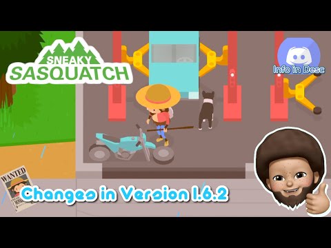 Sneaky Sasquatch - Changes on the Version 1.6.2