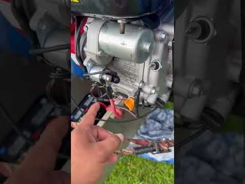 How to connect electric start on predator 459 cc