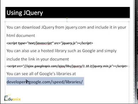 JQuery Fundamentals