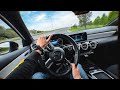 2023 Mercedes Benz A Class A180 AMG Line POV Test Drive 4K