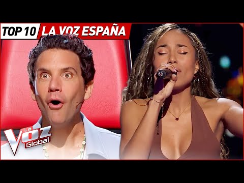 Top 10 Best First Blind Auditions  of The Voice Spain 2025
