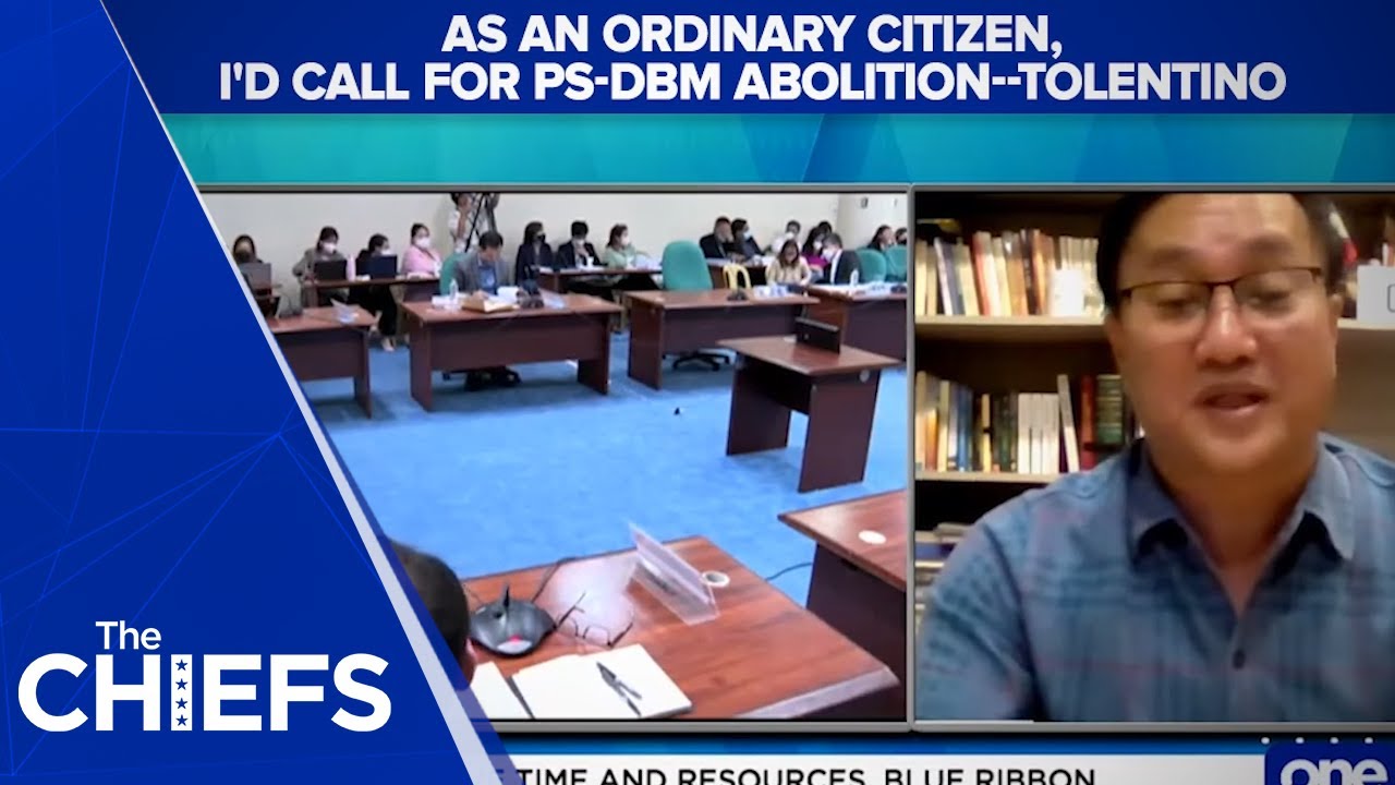 Tolentino addresses 'silent clamor' to abolish PS-DBM