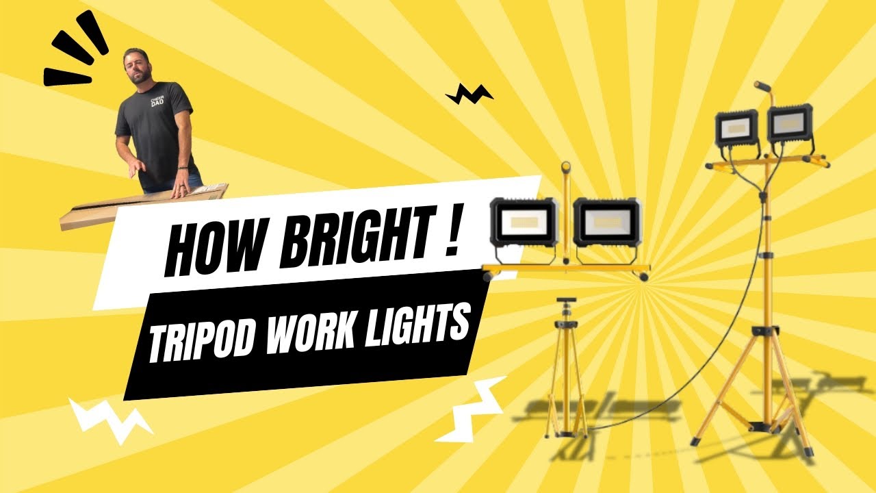 How Bright Are Tripod Work Lights?