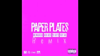 Mr. Mauricio feat. Rick Ross, Troy Ave &amp; Yo Gotti - Paper Plates | Remix