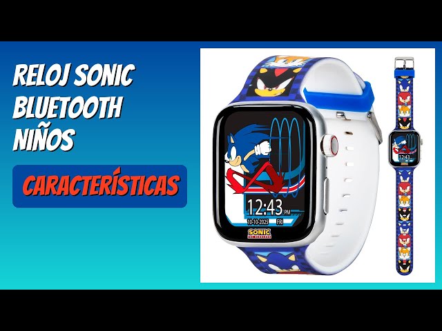 Vídeo relacionado con Sonic -, Reloj de Pulsera Niños, Blue Printed, SNC4137