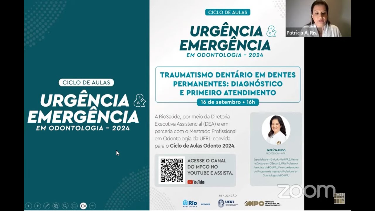 Aula 4 - Traumatismo dentário em dentes permanentes: diagnóstico e primeiro atendimento.
