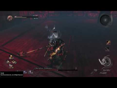 Nioh- Obsidian Samurai Boss Fight
