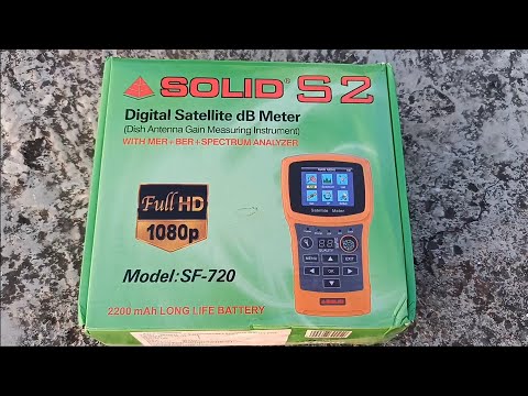 Solid sf 720 digital satellite finder