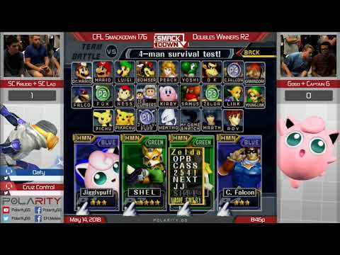 CFL Smackdown 176 Melee - Krudo + Lad vs Gogo + Captain G - Doubles