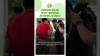 Siwon Super Junior Tertangkap Kamera Ibadah di Gereja Bali, Warganet yang Ketemu Kegirangan