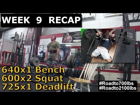 James Strickland - Full Power Training (Road to 2100 lbs - Week 9 Recap)