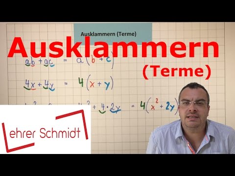Factoring out | Terms and equations | Mathematics | Lehrerschmidt