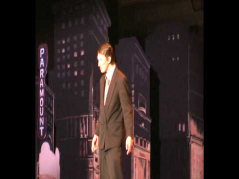 Daniel O'Donoghue as Julian Marsh closing the show - 42nd Street 2009