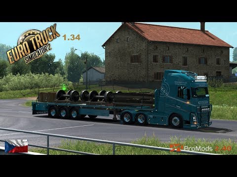 ETS2 1.34 I My Trucking Diary - Episode #140 I Olomouc to Brno I Promods 2.40
