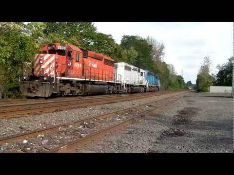 HD: CEFX SD45 #3120 Leading D&H 256 Through South Plainfield 9/27/011