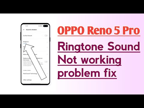 OPPO Reno 5 Pro Ringtone Sound Not working problem fix
