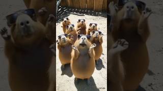 Download lagu Capybaras love to eat so much that they are ready to sing and dance😂🤣 #capybara #aishorts mp3