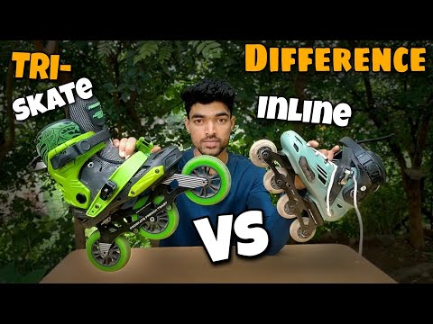 4 Wheeler Inline skate Vs 3 Wheeler Inline skate // Skate comparison and Defrance