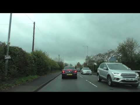 Driving On Sidbury, Commandery Road & Bath Road, Worcester, Worcestershire, UK 11th November 2025